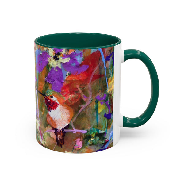 Mug - Hide and Seek Young Hummingbird Colorful Mug (11oz, 15oz)