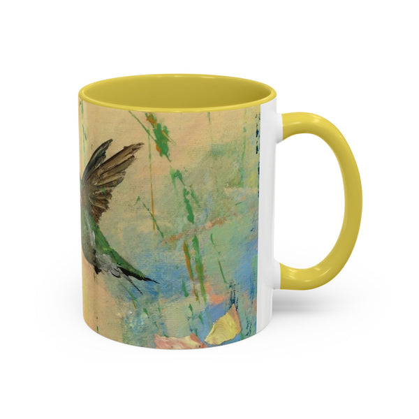 Mug - Early Morning Hummingbird Floral Design