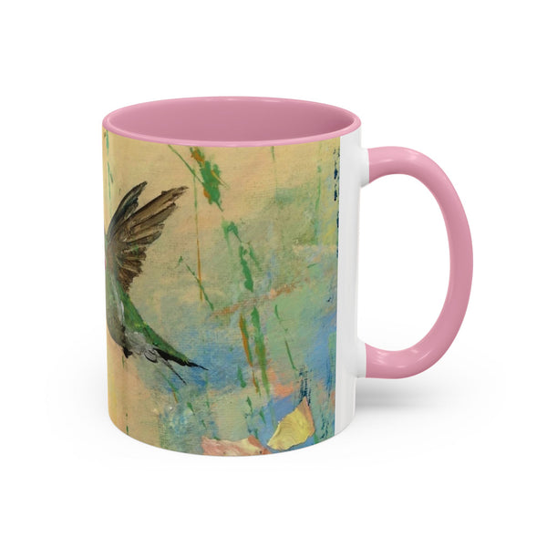 Mug - Early Morning Hummingbird Floral Design