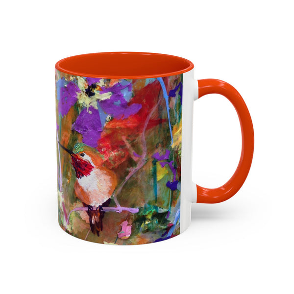 Mug - Hide and Seek Young Hummingbird Colorful Mug (11oz, 15oz)
