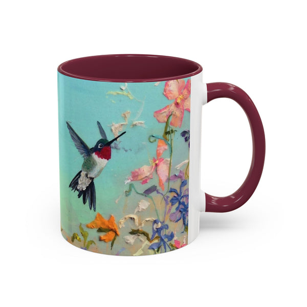 Mug - Summer Day Hummingbird Colorful Design