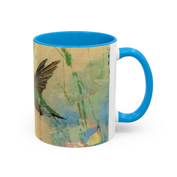 Mug - Early Morning Hummingbird Floral Design