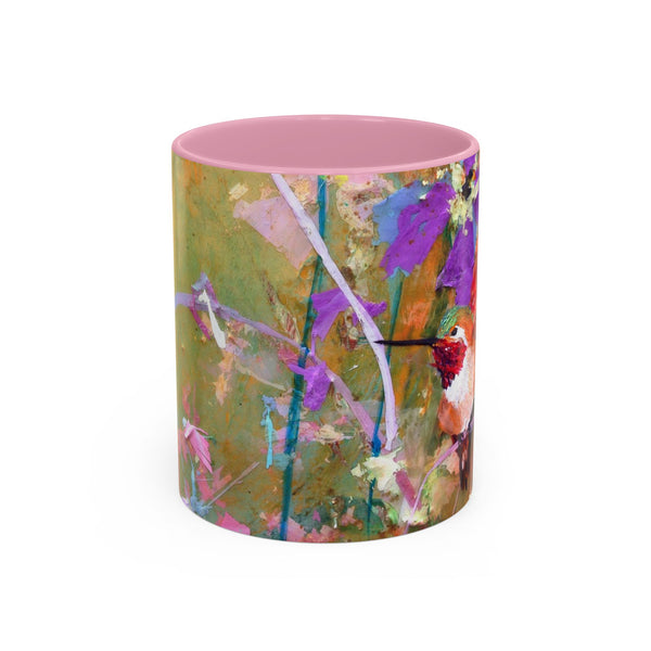Mug - Hide and Seek Young Hummingbird Colorful Mug (11oz, 15oz)