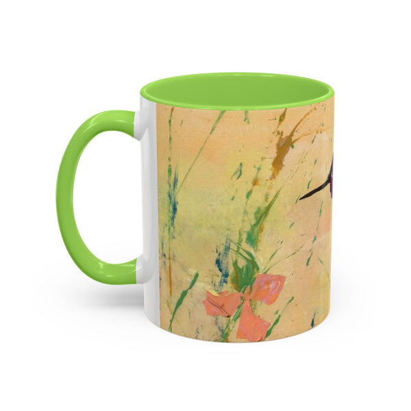 Mug - Early Morning Hummingbird Floral Design