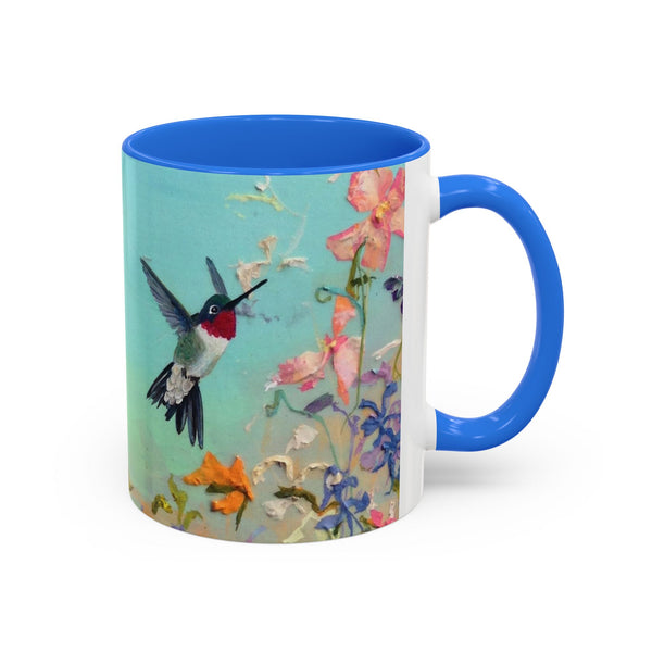 Mug - Summer Day Hummingbird Colorful Design