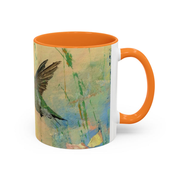 Mug - Early Morning Hummingbird Floral Design