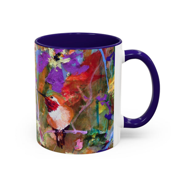 Mug - Hide and Seek Young Hummingbird Colorful Mug (11oz, 15oz)