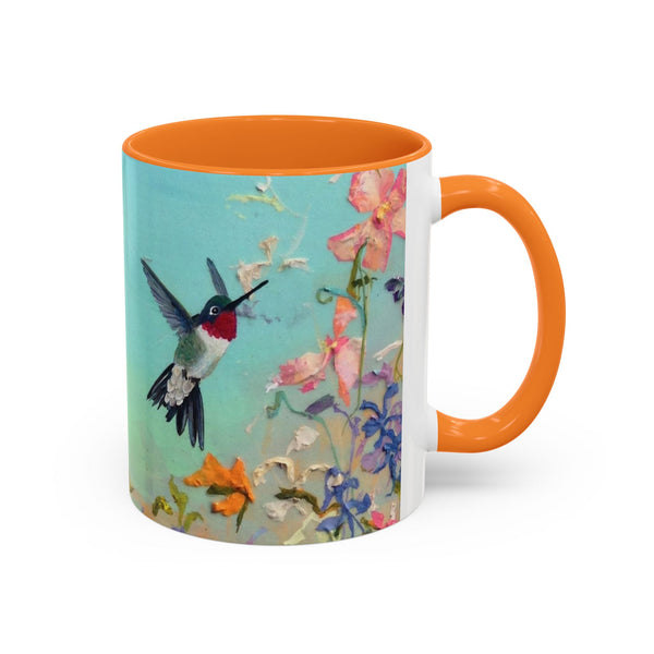 Mug - Summer Day Hummingbird Colorful Design