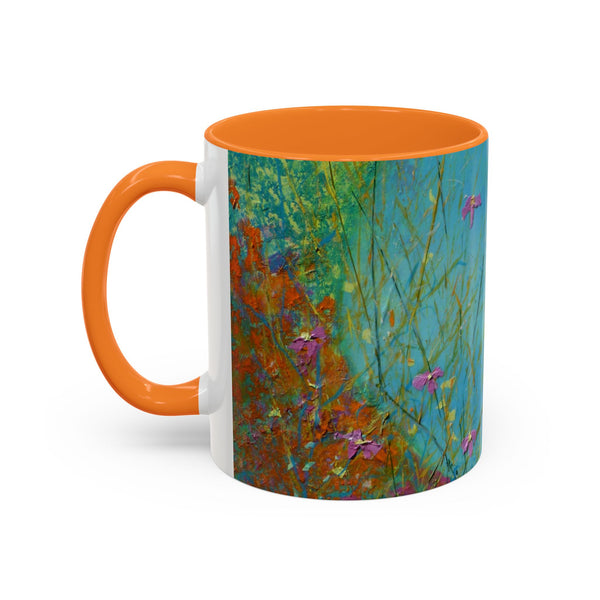 Mug - Allen Hummingbird flying home after a days work of harvesting in the meadow