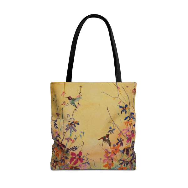 Hummingbirds at Dawn  Bag, Reusable Shopping Tote, Summer Beach Bag, Eco-Friendly Carryall, Gift for Nature Lovers
