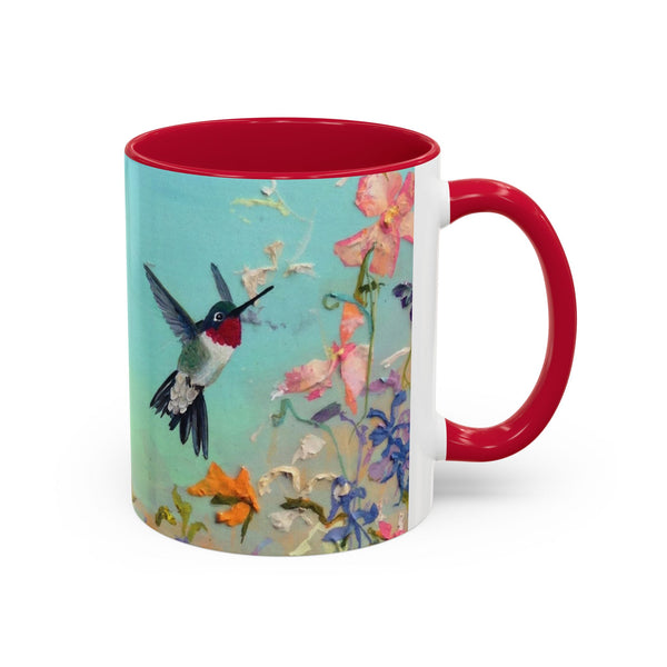 Mug - Summer Day Hummingbird Colorful Design