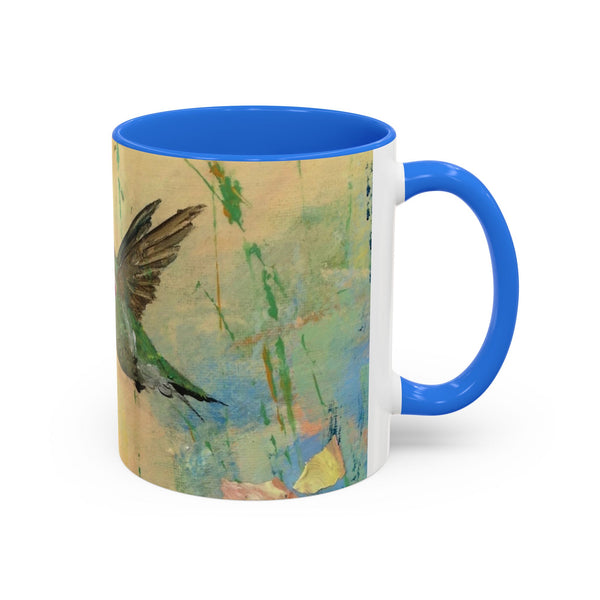 Mug - Early Morning Hummingbird Floral Design