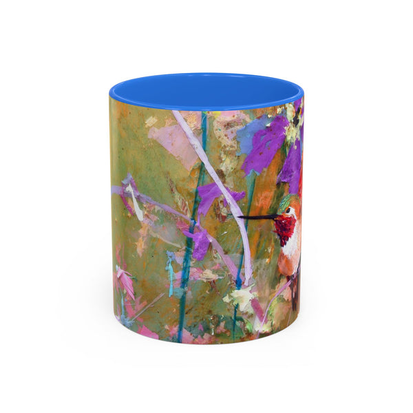 Mug - Hide and Seek Young Hummingbird Colorful Mug (11oz, 15oz)