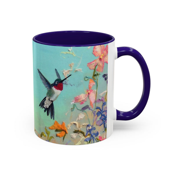 Mug - Summer Day Hummingbird Colorful Design