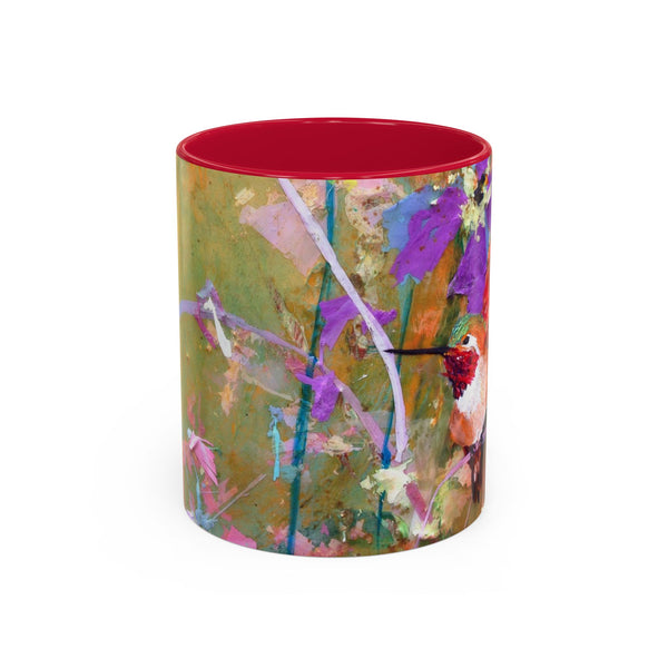Mug - Hide and Seek Young Hummingbird Colorful Mug (11oz, 15oz)