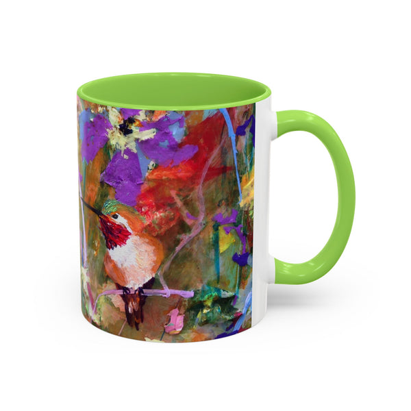 Mug - Hide and Seek Young Hummingbird Colorful Mug (11oz, 15oz)