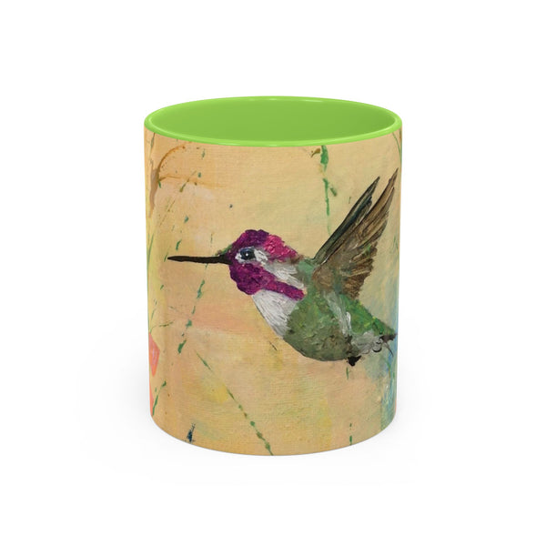 Mug - Early Morning Hummingbird Floral Design