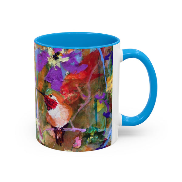 Mug - Hide and Seek Young Hummingbird Colorful Mug (11oz, 15oz)