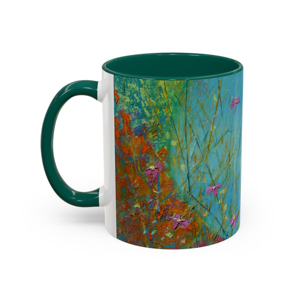 Mug - Allen Hummingbird flying home after a days work of harvesting in the meadow