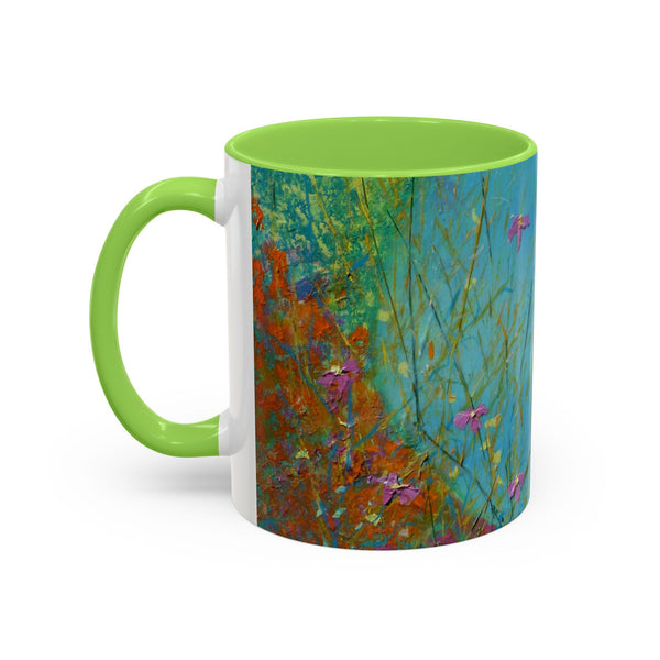Mug - Allen Hummingbird flying home after a days work of harvesting in the meadow