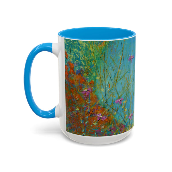 Mug - Allen Hummingbird flying home after a days work of harvesting in the meadow