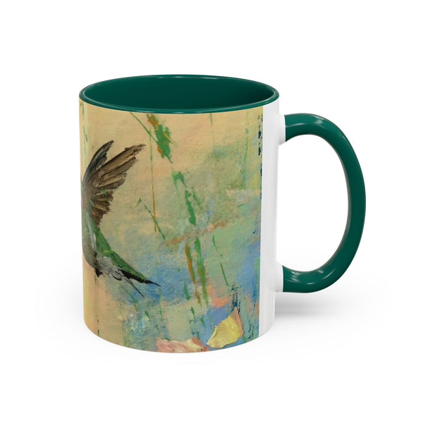 Mug - Early Morning Hummingbird Floral Design