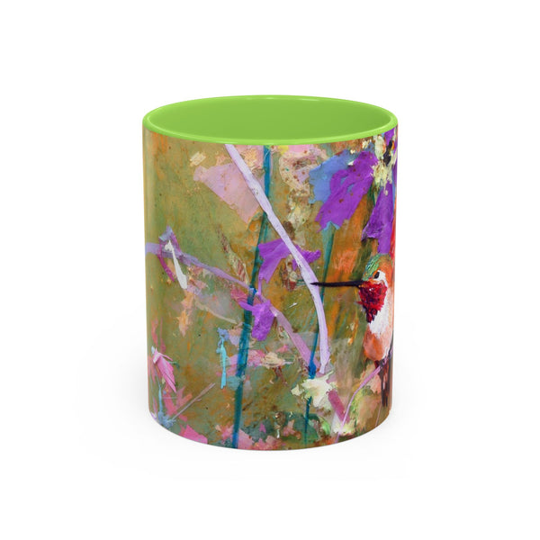 Mug - Hide and Seek Young Hummingbird Colorful Mug (11oz, 15oz)