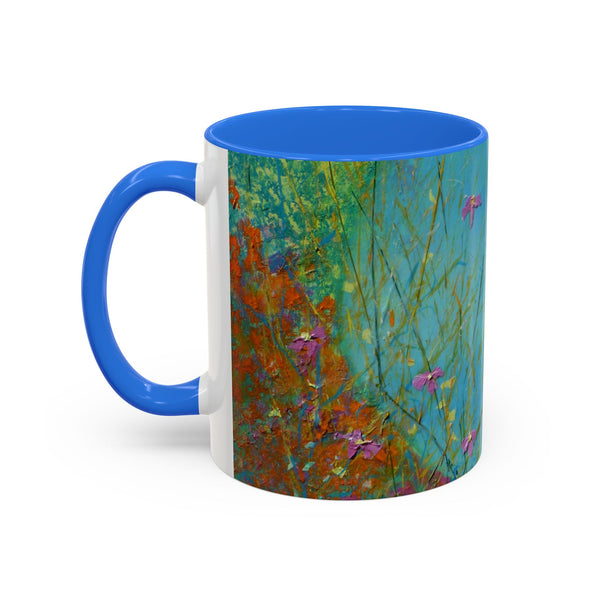 Mug - Allen Hummingbird flying home after a days work of harvesting in the meadow