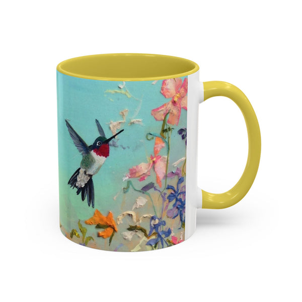 Mug - Summer Day Hummingbird Colorful Design