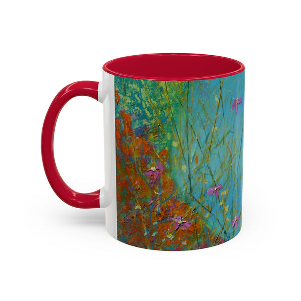 Mug - Allen Hummingbird flying home after a days work of harvesting in the meadow