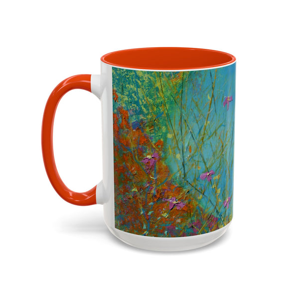 Mug - Allen Hummingbird flying home after a days work of harvesting in the meadow