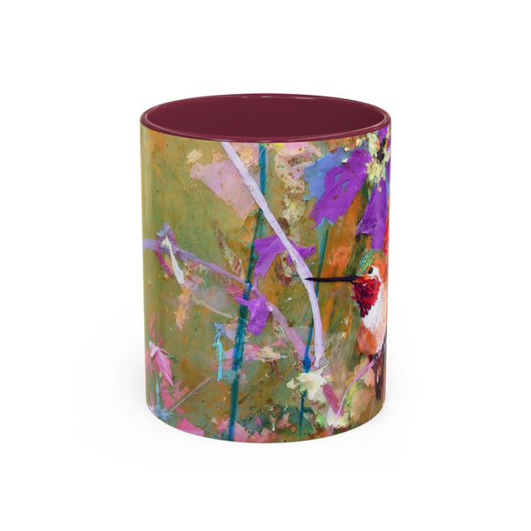 Mug - Hide and Seek Young Hummingbird Colorful Mug (11oz, 15oz)