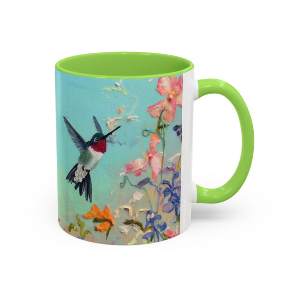Mug - Summer Day Hummingbird Colorful Design