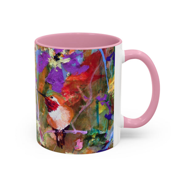 Mug - Hide and Seek Young Hummingbird Colorful Mug (11oz, 15oz)