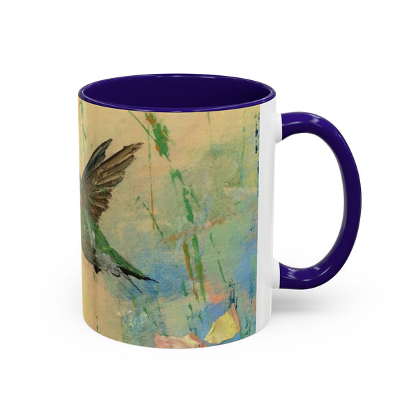 Mug - Early Morning Hummingbird Floral Design