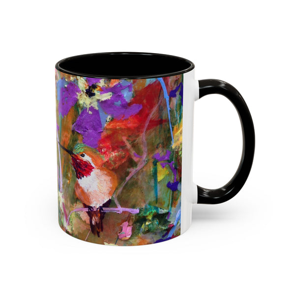 Mug - Hide and Seek Young Hummingbird Colorful Mug (11oz, 15oz)