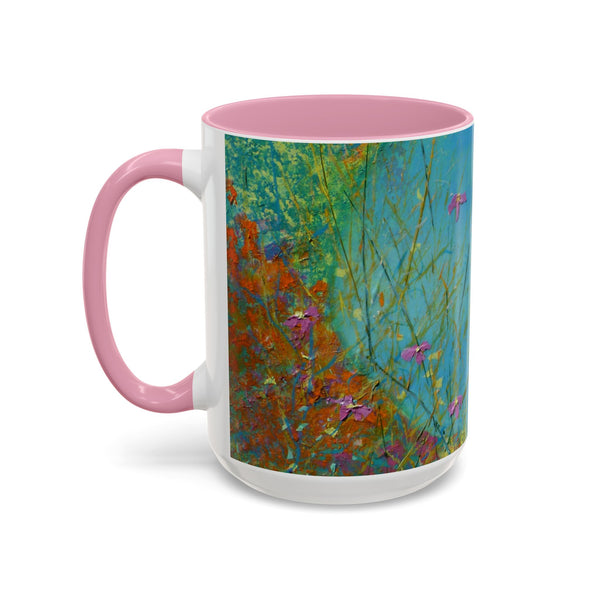 Mug - Allen Hummingbird flying home after a days work of harvesting in the meadow