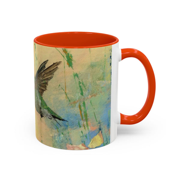 Mug - Early Morning Hummingbird Floral Design