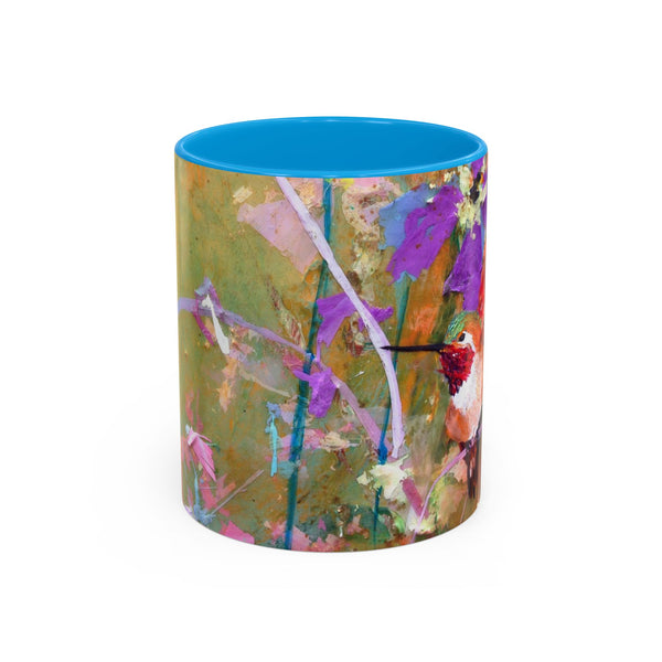 Mug - Hide and Seek Young Hummingbird Colorful Mug (11oz, 15oz)