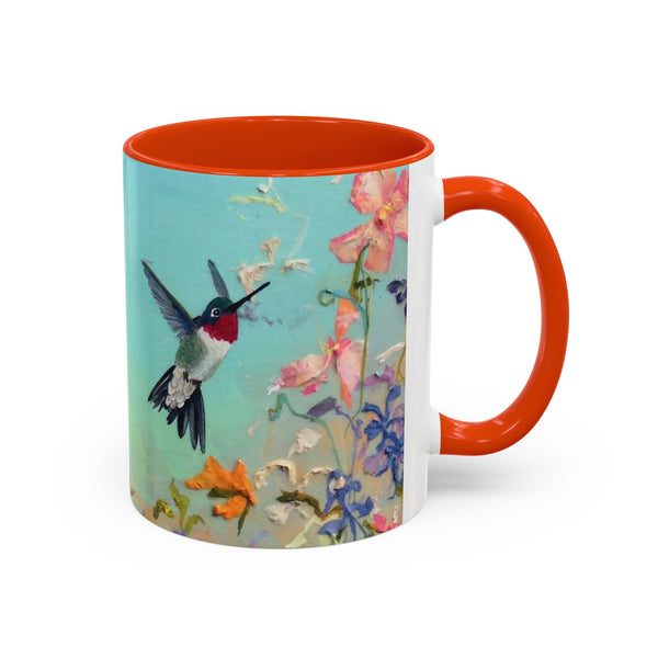 Mug - Summer Day Hummingbird Colorful Design