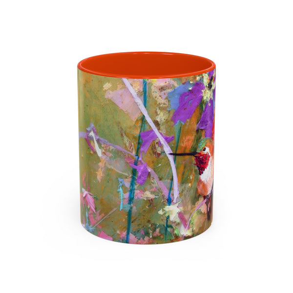 Mug - Hide and Seek Young Hummingbird Colorful Mug (11oz, 15oz)