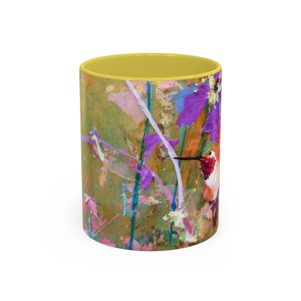 Mug - Hide and Seek Young Hummingbird Colorful Mug (11oz, 15oz)