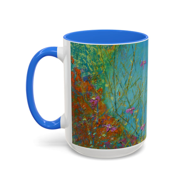 Mug - Allen Hummingbird flying home after a days work of harvesting in the meadow