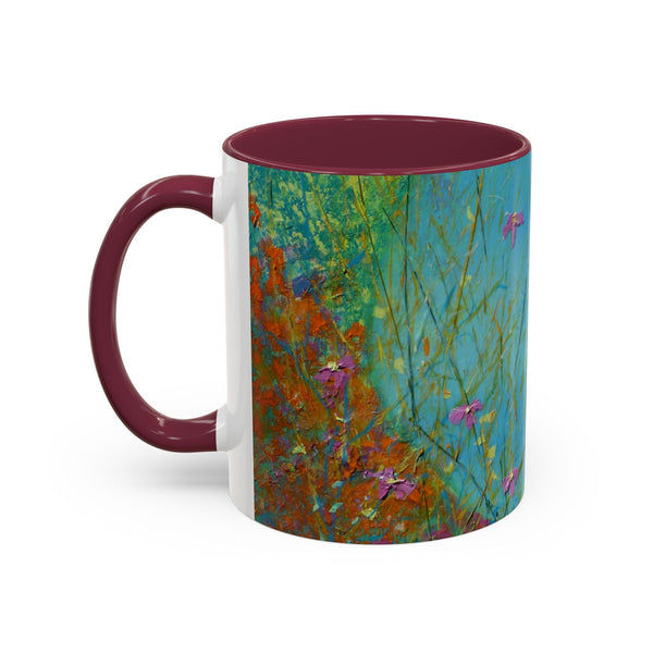 Mug - Allen Hummingbird flying home after a days work of harvesting in the meadow