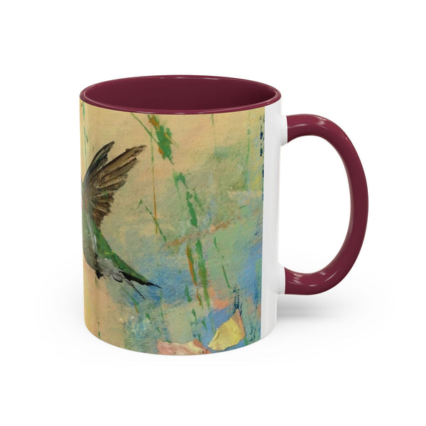 Mug - Early Morning Hummingbird Floral Design