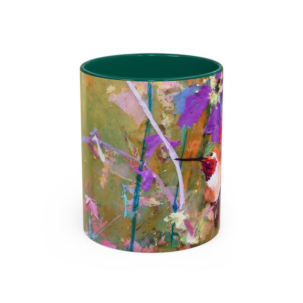 Mug - Hide and Seek Young Hummingbird Colorful Mug (11oz, 15oz)