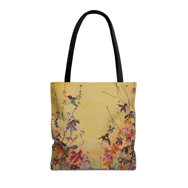 Hummingbirds at Dawn  Bag, Reusable Shopping Tote, Summer Beach Bag, Eco-Friendly Carryall, Gift for Nature Lovers