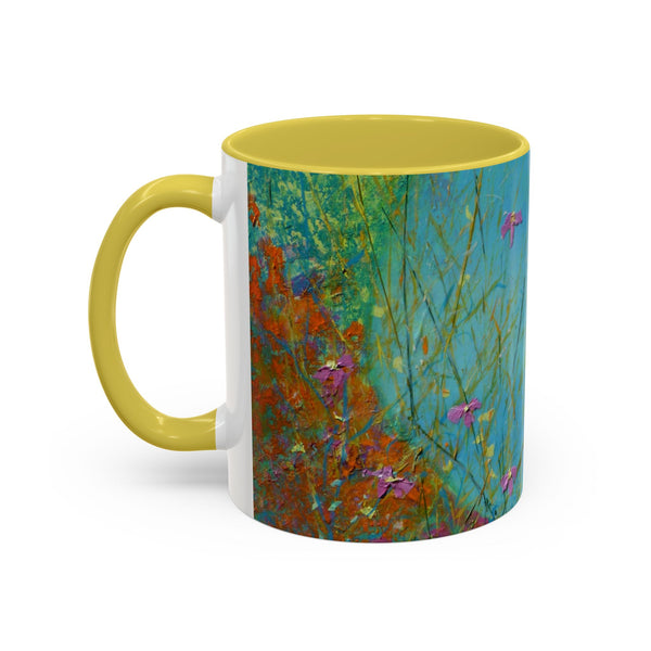 Mug - Allen Hummingbird flying home after a days work of harvesting in the meadow