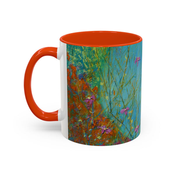 Mug - Allen Hummingbird flying home after a days work of harvesting in the meadow