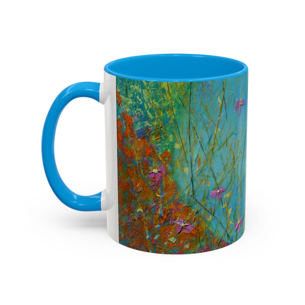Mug - Allen Hummingbird flying home after a days work of harvesting in the meadow